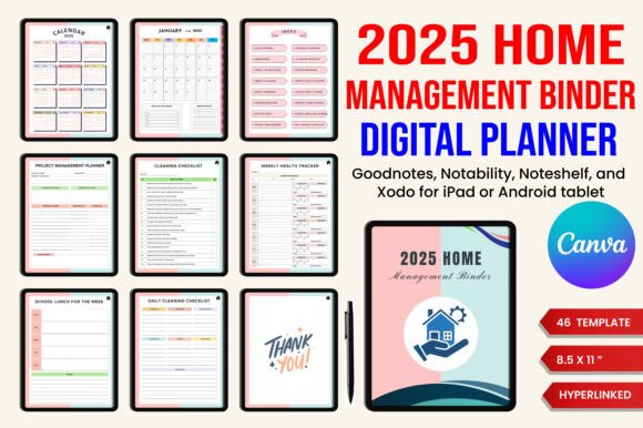 2025 Digital Home Management Binder: A Comprehensive Tool for Modern Home Organization