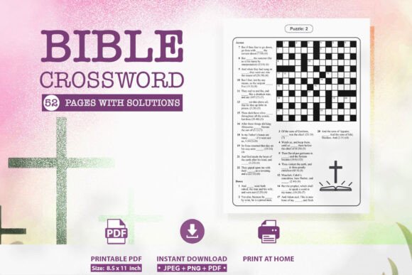Engaging with Scripture Through Bible Crossword Puzzles 52 Puzzles
