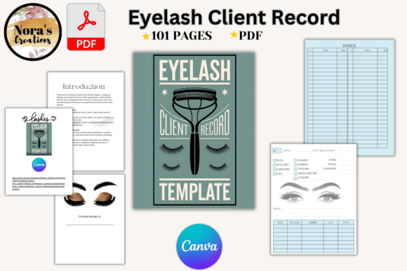 Essential Eyelash Client Record Book