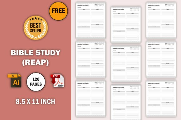 Free Bible Study REAP – Editable Print-Ready Template for KDP