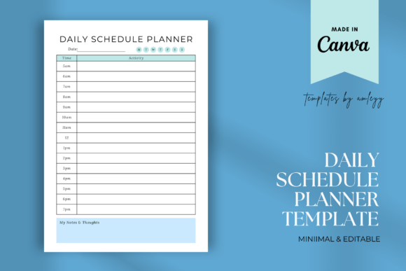 Free Daily Schedule Planner Template – Stay Organized and Productive