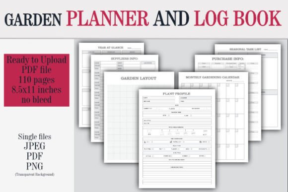 Garden Planner and Log Book KDP Interior: A Practical Tool for Every Gardener