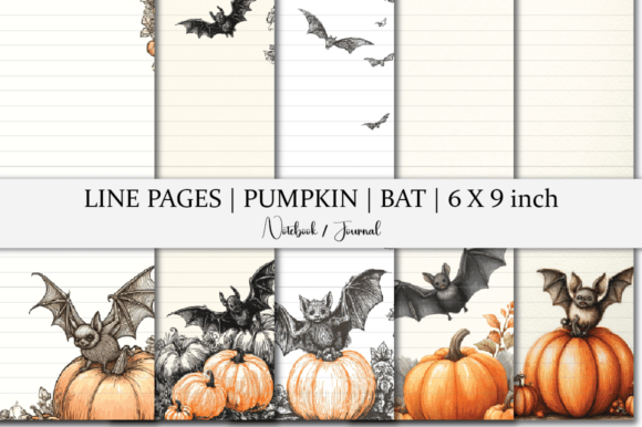 Notebook Line Pages Pumpkin Bat: A Practical Tool for Structured Workflow